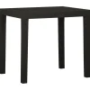 Puutarhapöytä antrasiitti 79x65x72 cm muovi