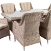 Puutarhapöytä Home4you Eden, 150x100cm, beige