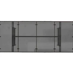Puutarhapöytä polyrottinki, 190x80x75 cm, eri pöytälevymateriaalit ja värit (33233)