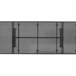 Puutarhapöytä polyrottinki, 190x80x75 cm, eri pöytälevymateriaalit ja värit (33233)