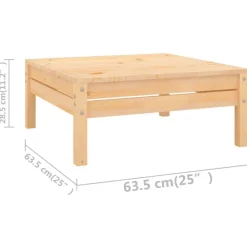 Puutarhasohvasarja, pöydällä, mänty, 9-osaa, eri värivaihtoehtoja