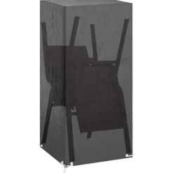 Puutarhatuolisuojat 8 purjerengasta 75x70x140 cm polyeteeni