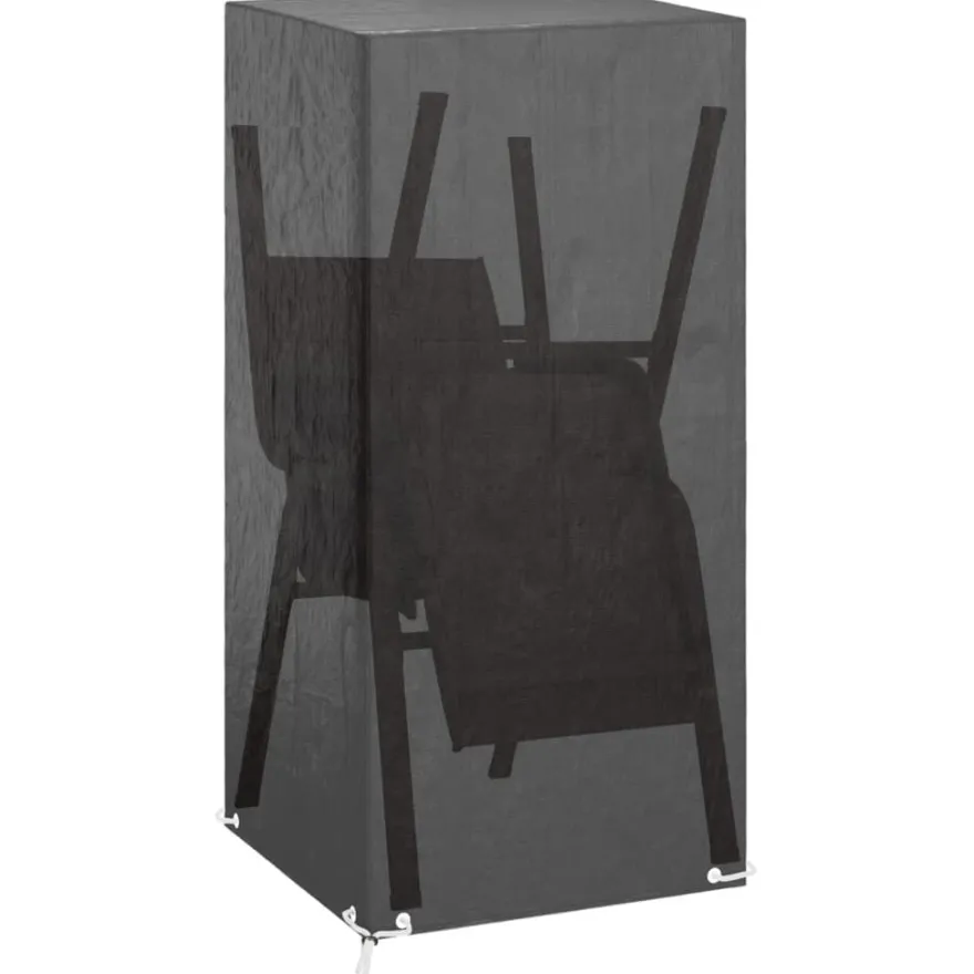 Puutarhatuolisuojat 8 purjerengasta 75x70x140 cm polyeteeni