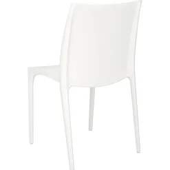 Puutarhatuolit 2 kpl valkoinen 50x46x80 cm polypropeeni