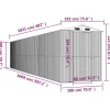 Puutarhavaja, antrasiitti galvanoitu teräs, eri kokoja (17673)
