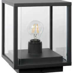 Pylväsvalaisin Lucide Claire, 20x20x24.5cm, 15W, himmennettävä, antrasiitti