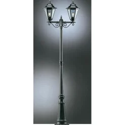 Pylväsvalaisin Noor Milano, 675x2205mm, 2-osainen, musta