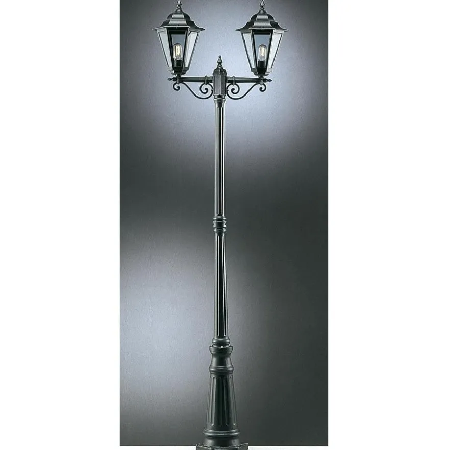 Pylväsvalaisin Noor Milano, 675x2205mm, 2-osainen, musta