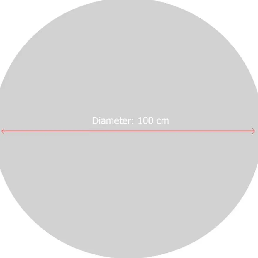 Pyöreä lastenhuoneen matto Linento Koala, Ø100cm, harmaa