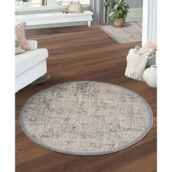 Pyöreä matto Linento Notta 1121 harmaa/beige, eri kokoja