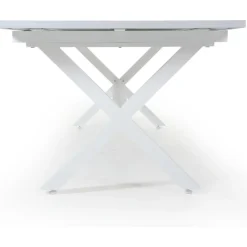 Pöytä Hillmond, jatkettava, 100x240/310cm, valkoinen