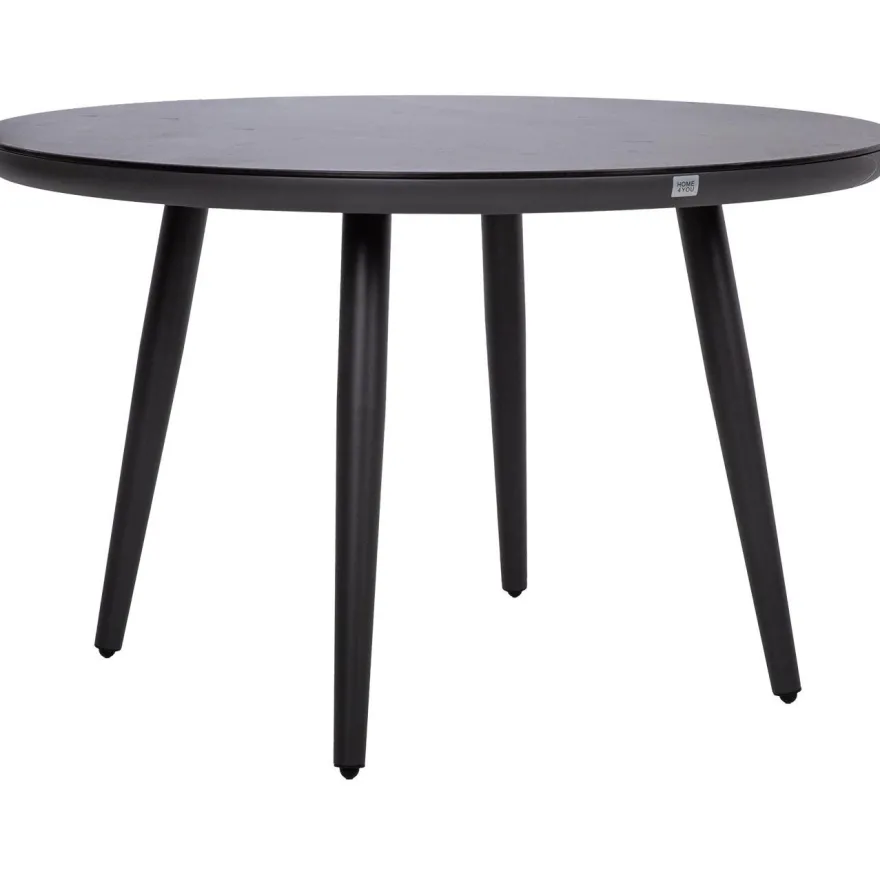 Pöytä Home4You BRISTOL Ø120xK74 cm, harmaa