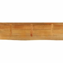 Pöytälevy elävä reuna 120x40x2,5 cm täysi mangopuu (70542)