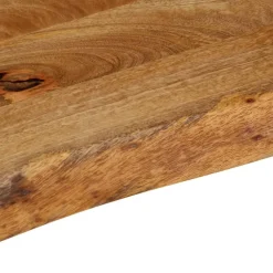 Pöytälevy elävä reuna 140x30x2,5 cm täysi mangopuu (70435)