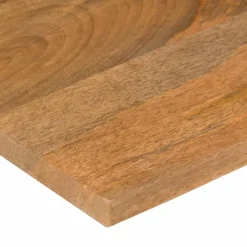 Pöytälevy kaarella 90x60x2,5 cm ovaali täysi karkea mangopuu (70215)