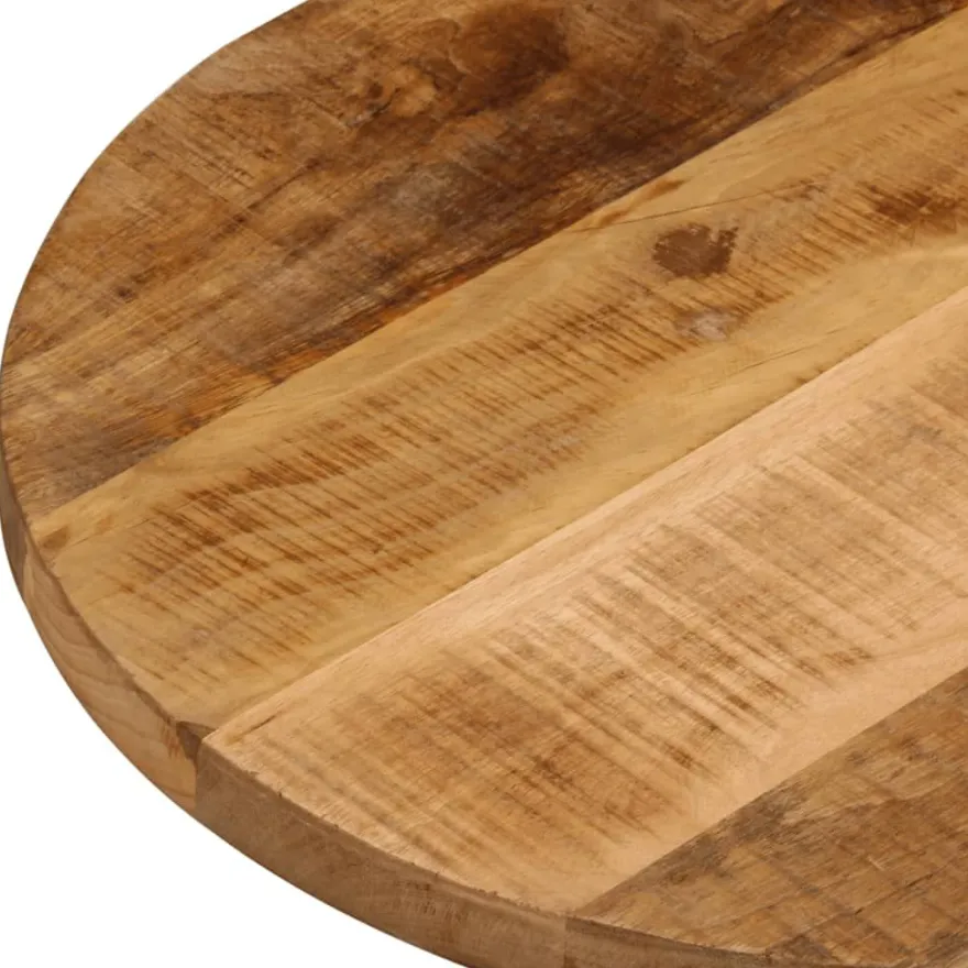 Pöytälevy 120x60x2,5 cm ovaali täysi karkea mangopuu (70110)