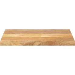 Pöytälevy 80x70x2,5 cm suorakaide karkea täysi mangopuu (71475)