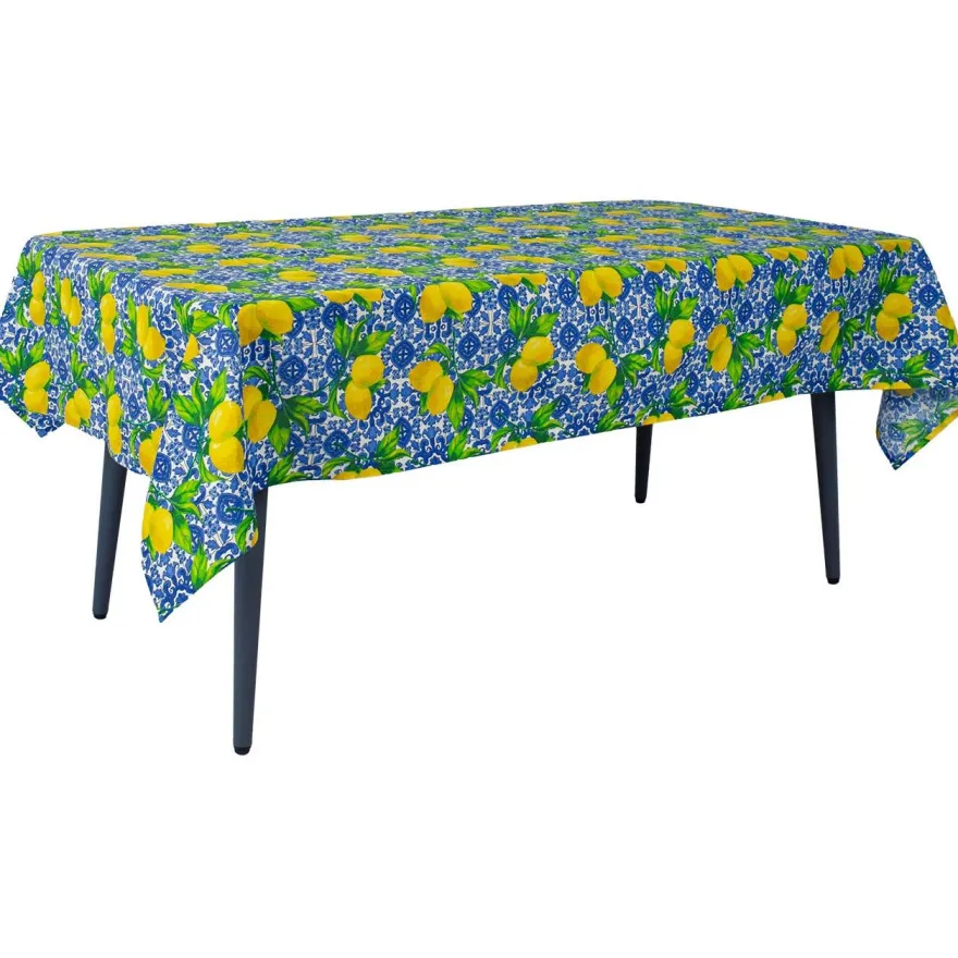 Pöytäliina Home4You LONETA NEW 136x220 cm, sitruunat, monivärinen