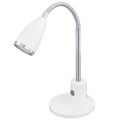 Pöytävalaisin Fox LED, valkoinen