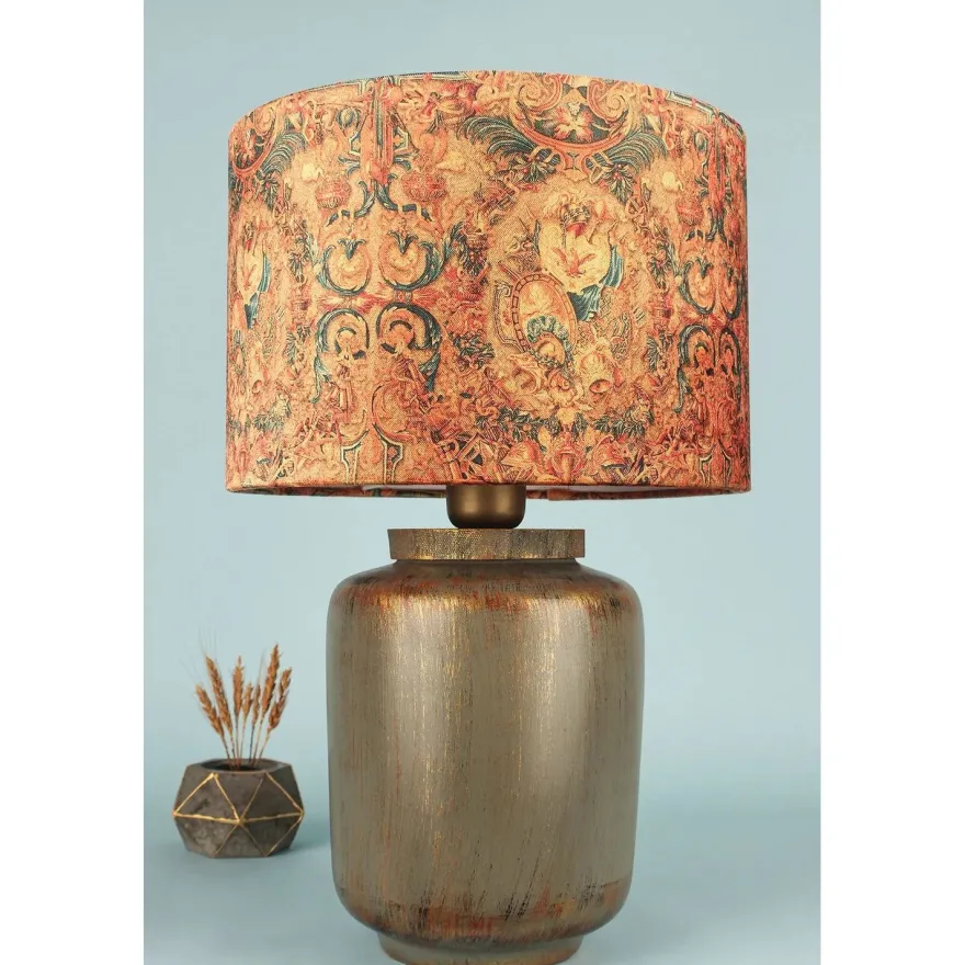 Pöytävalaisin Linento Lighting BK033, ø30cm, E27, max. 40W, IP20, monivärinen