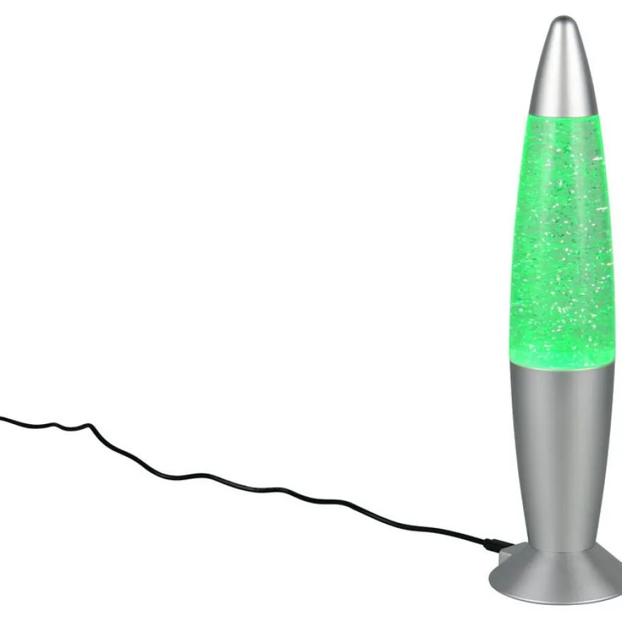 Pöytävalaisin Trio Fame 34.5cm LED RGB titaani