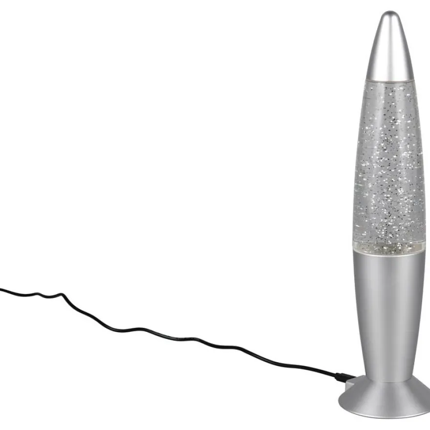 Pöytävalaisin Trio Fame 34.5cm LED RGB titaani