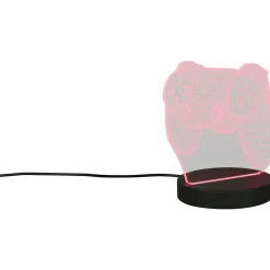 Pöytävalaisin Trio Joy LED RGB musta
