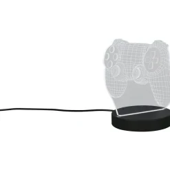 Pöytävalaisin Trio Joy LED RGB musta