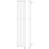 Pyyhekuivain Nordhem Rosendal, 1500x260mm, 350/182W, mattamusta