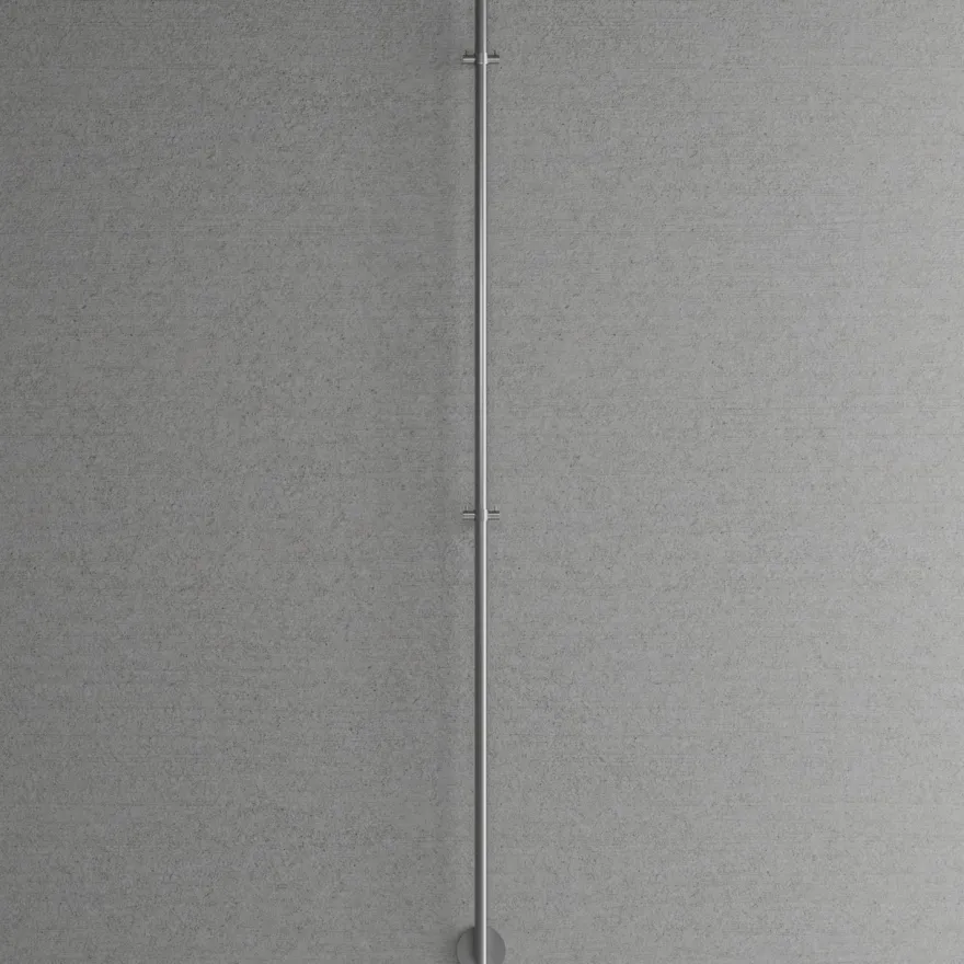 Pyyhekuivain Scandtap Steel Cozied 1 Original, 30W, ruostumaton teräs