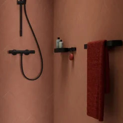 Pyyhetanko Hansgrohe WallStoris, mattamusta
