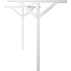 Pyykinkuivausteline Jabo 195x120cm valkoinen