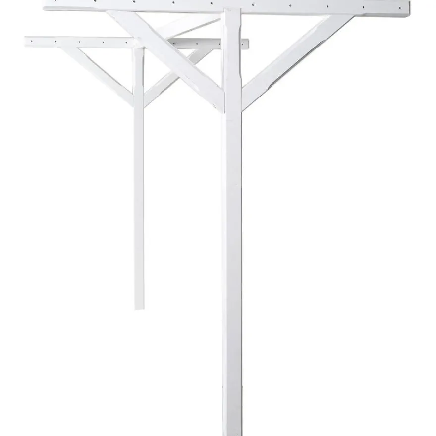 Pyykinkuivausteline Jabo 195x120cm valkoinen