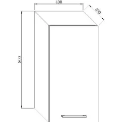 Pyykkikaappi Lektar Indoor Kaisla, pvc, 80cm, valkoinen