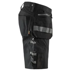 Riipputaskushortsit Blåkläder 1598 Stretch, musta