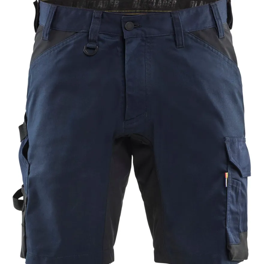 Riipputaskushortsit Blåkläder 1753 Stretch, reisitaskuin