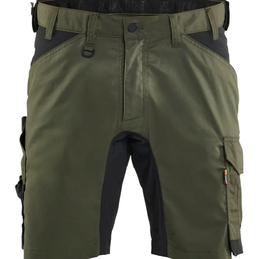 Riipputaskushortsit Blåkläder 1753 Stretch, reisitaskuin