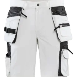 Riipputaskushortsit Blåkläder 1088 Stretch, valkoinen/tummanharmaa