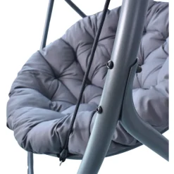 Riipputuoli Lykke Comfort, sis. pehmustettu tyyny ja ripustusketju, Antrasiitti
