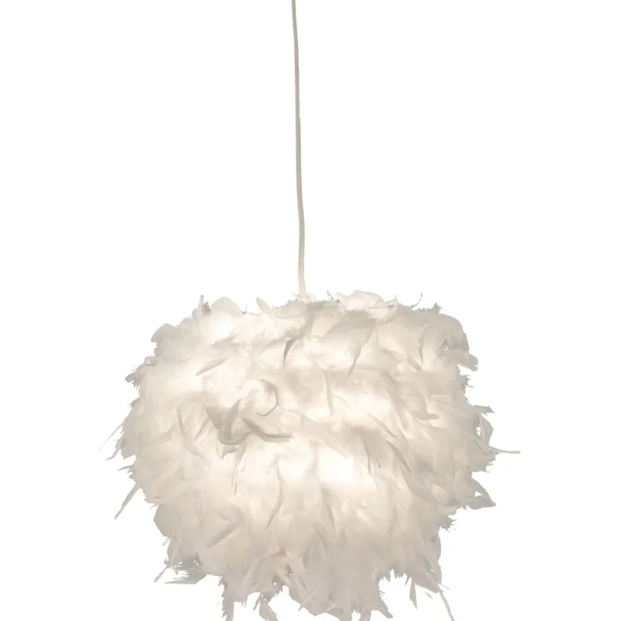 Riippuvalaisin Aneta Lighting Boa, Ø 250x220 mm, valkoinen