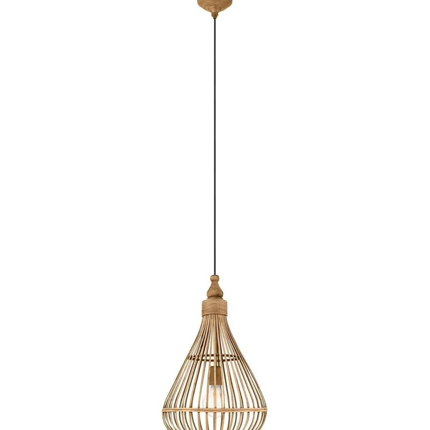 Riippuvalaisin Eglo Amsfield, Ø35cm, puu