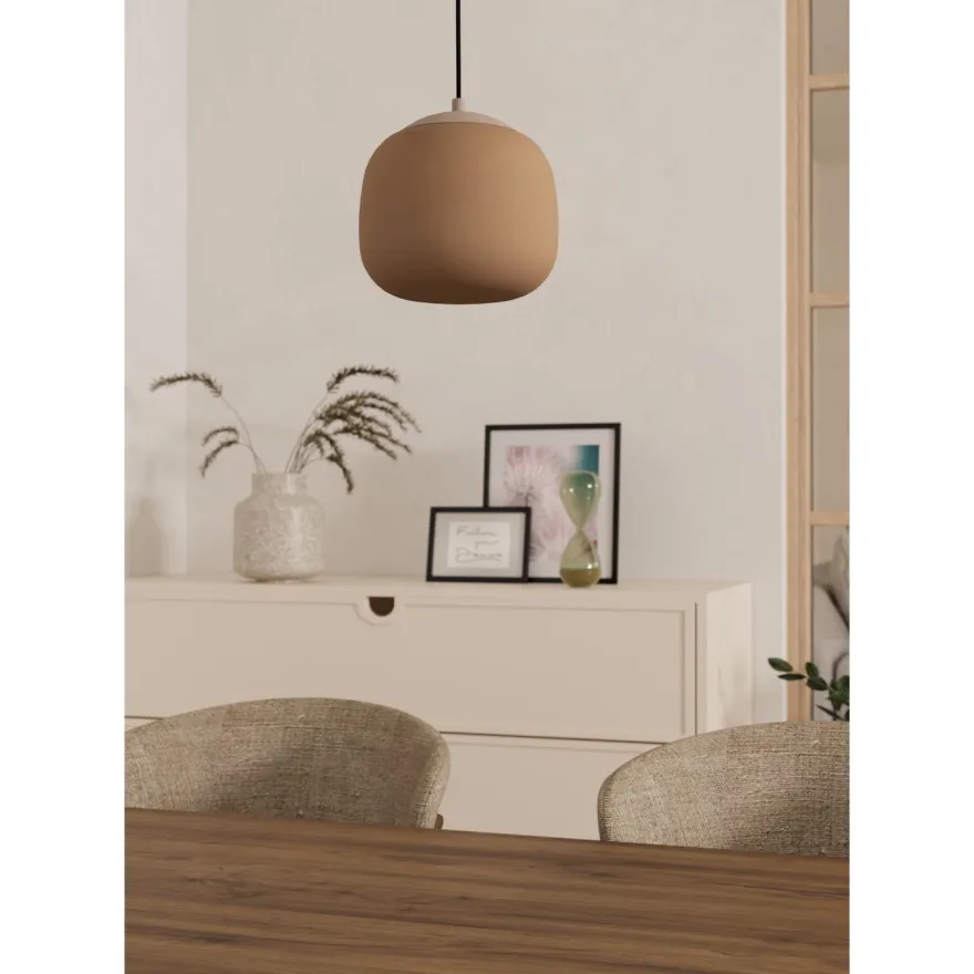 Riippuvalaisin Eglo Cominio, Ø18.5cm, E27, 40W, IP20, hiekka