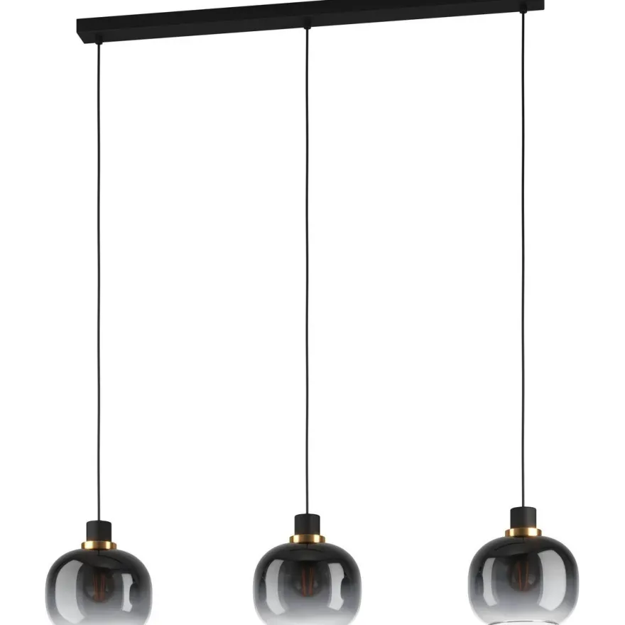 Riippuvalaisin Eglo Oilella, 3-osainen, musta