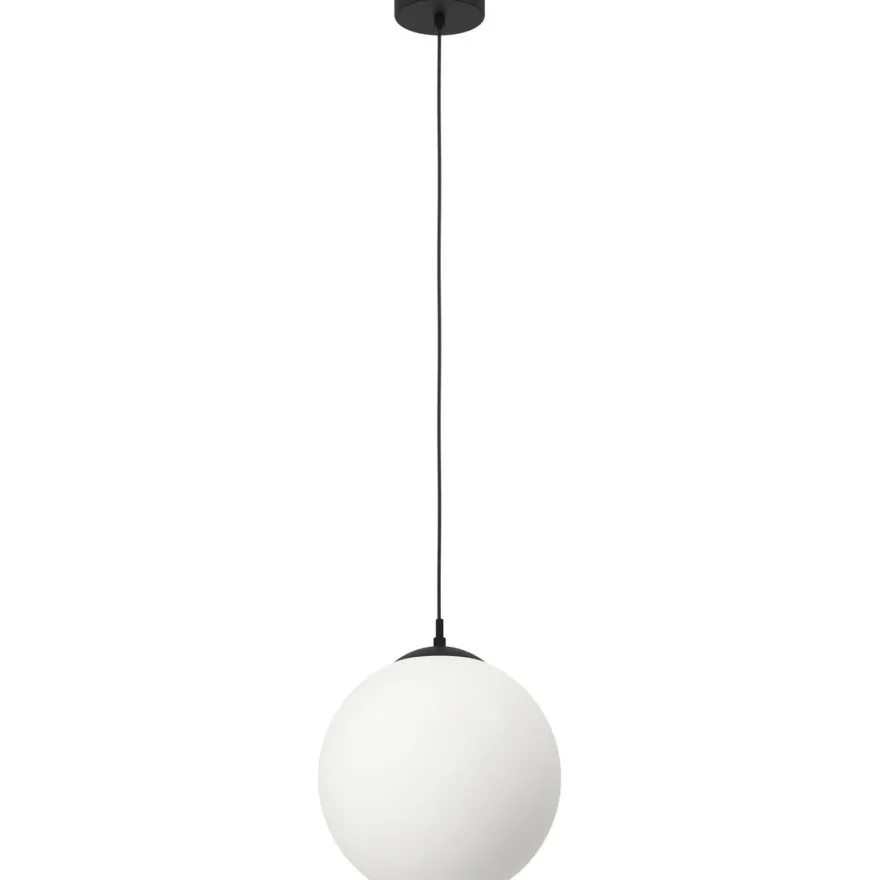Riippuvalaisin Eglo Rondo 3, 40W, 30cm, valkoinen/musta