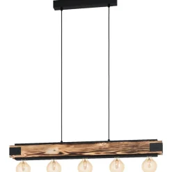Riippuvalaisin Eglo Vintage Layham, 960x85mm, puu