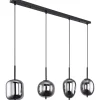 Riippuvalaisin Globo Blacky, 100cm, savunharmaa/musta