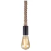 Riippuvalaisin Globo Ulleu, Ø10cm, 60W, ruskea