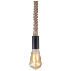 Riippuvalaisin Globo Ulleu, Ø10cm, 60W, ruskea