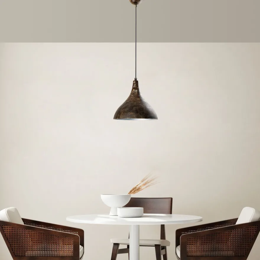 Riippuvalaisin Linento Lighting BITLIS RETRO, tummanruskea