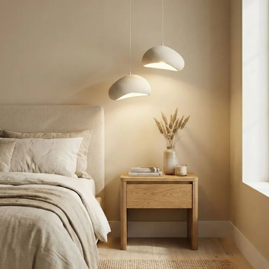 Riippuvalaisin Linento Lighting Loval 30-2-T-Luna, 2-osainen, valkoinen